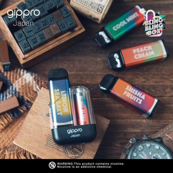 【新商品、まもなく登場！】 gippro BlingBlingBOX 電子タバコ シーシャ ベイプ